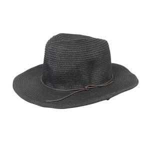 Peter Grimm Black Straw Fedora Sun Hat